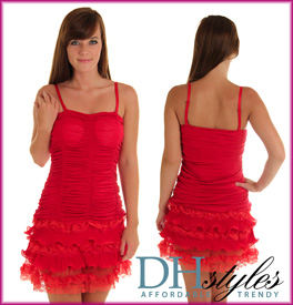 Ruched Lace Can-Can Convertible Dress