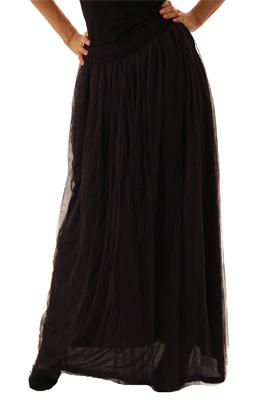 Enchanting Mesh Layered Dark Princess Skirt